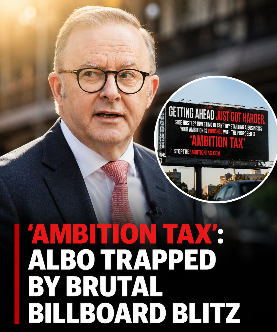 Debate over Australia's property tax reforms and billboard campaign
