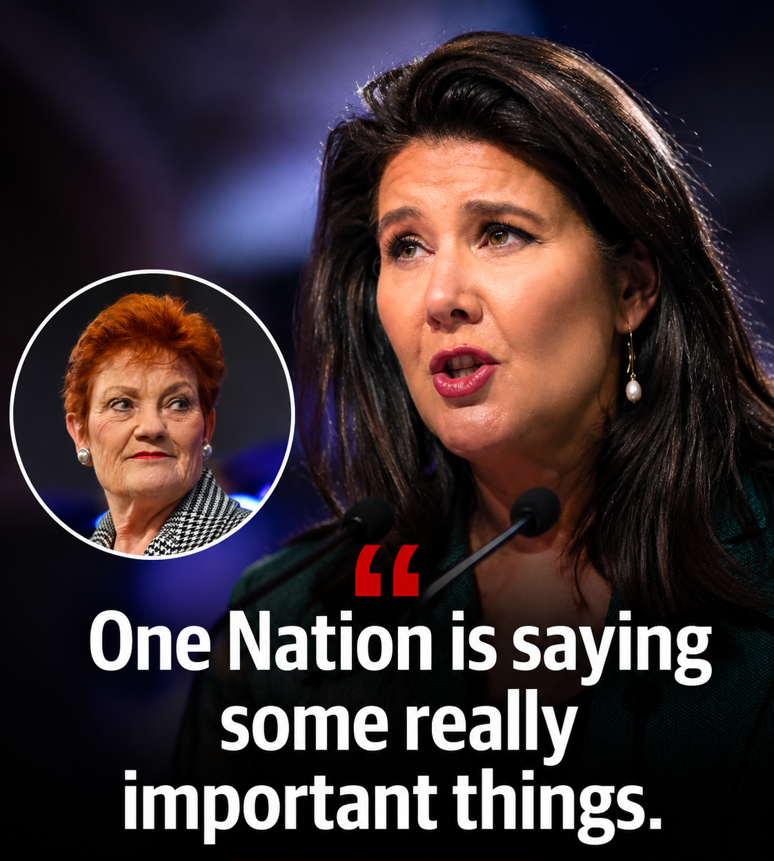 Jane Hume comments on Pauline Hanson and One Nation