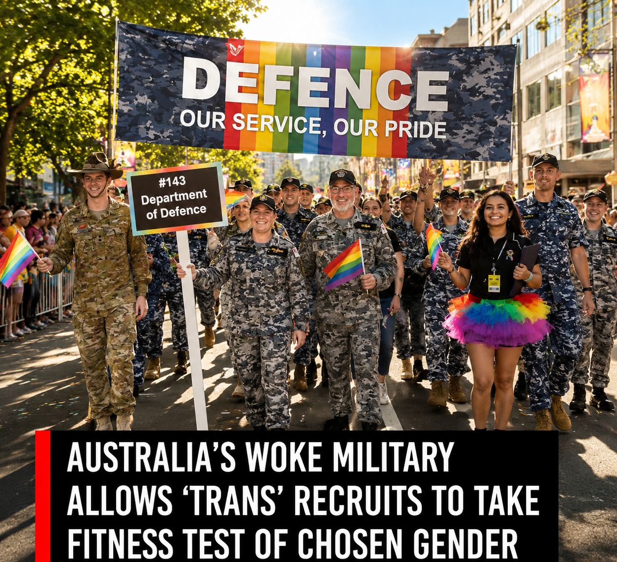 Australian Defence Force transgender recruitment policy