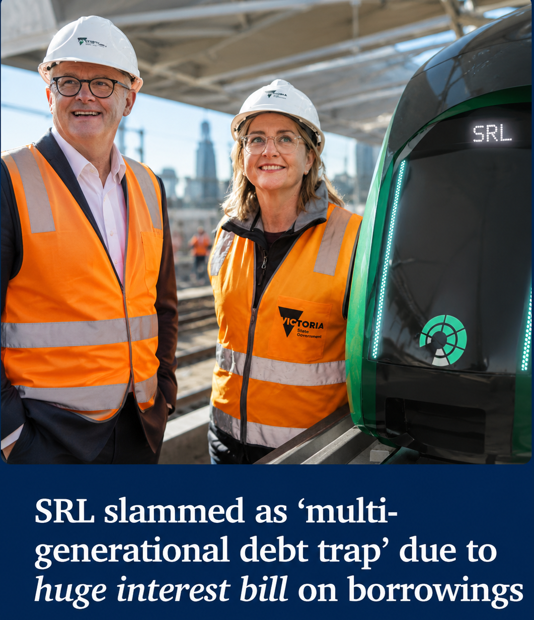 Suburban Rail Loop project and debate over long-term funding in Victoria