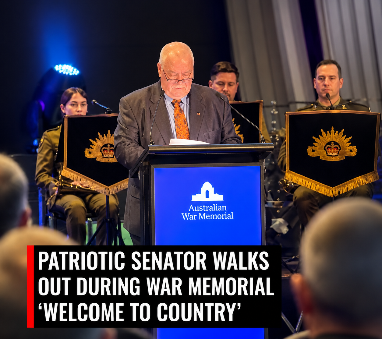 Australian War Memorial opening ceremony in Canberra