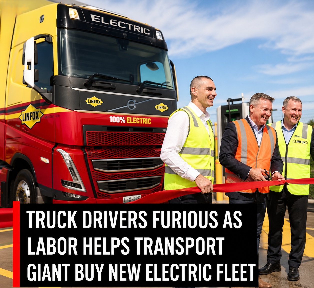 Electric truck funding sparks debate in Australia's transport industry