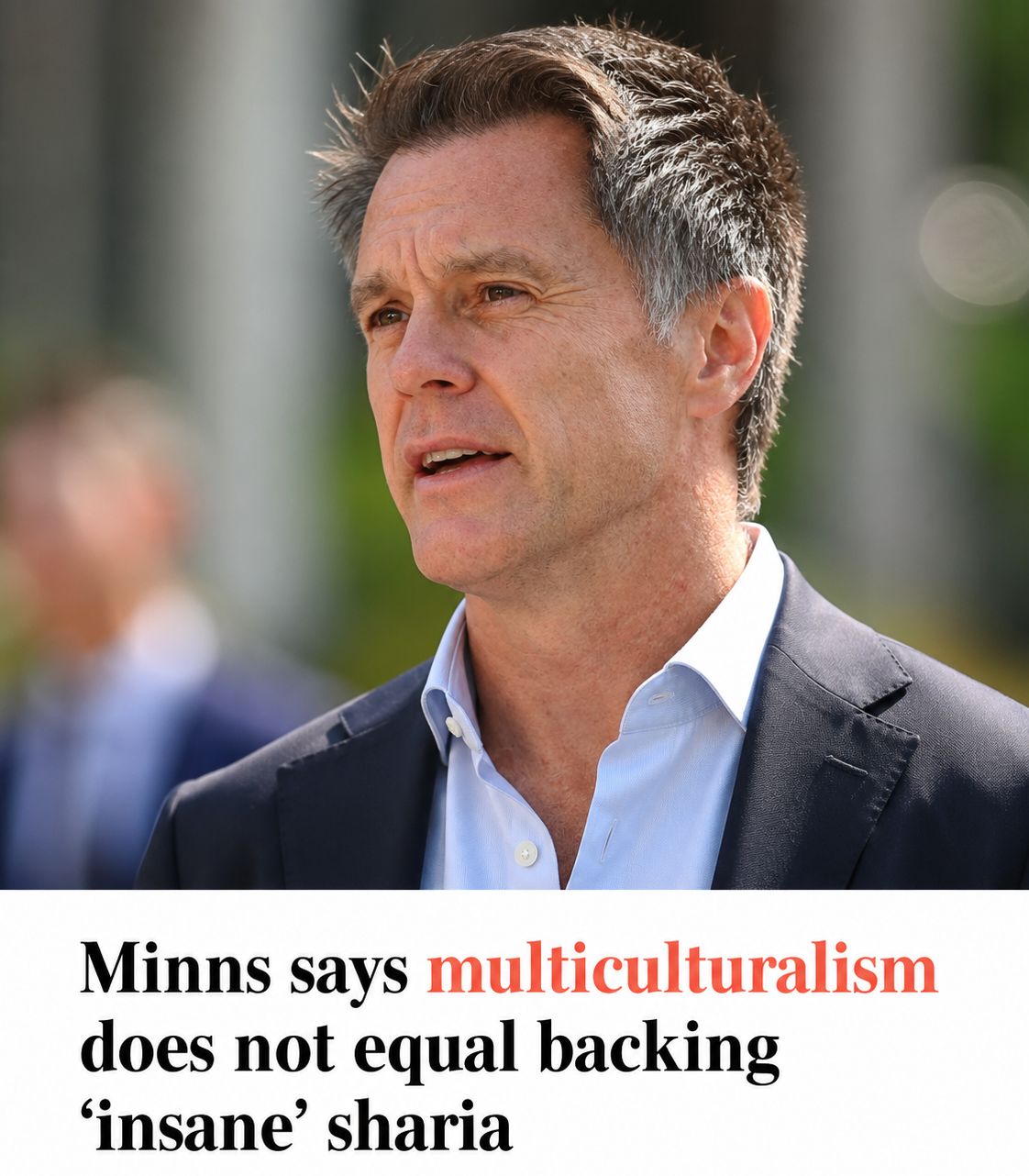 Political debate between Chris Minns and Pauline Hanson over multiculturalism