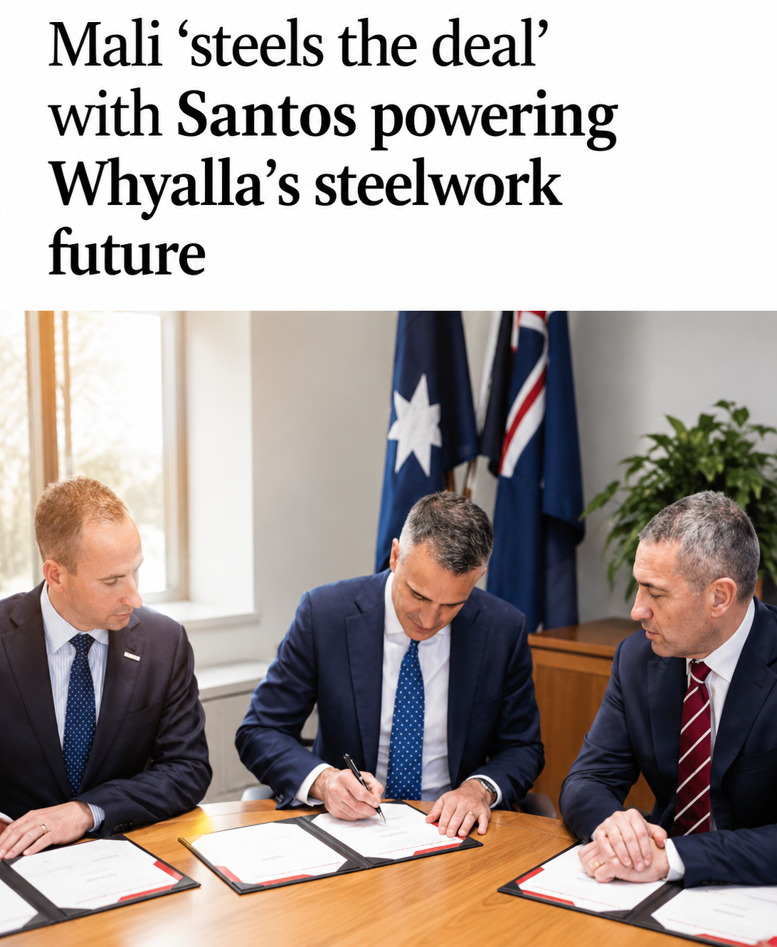 South Australia gas agreement to support Whyalla Steelworks
