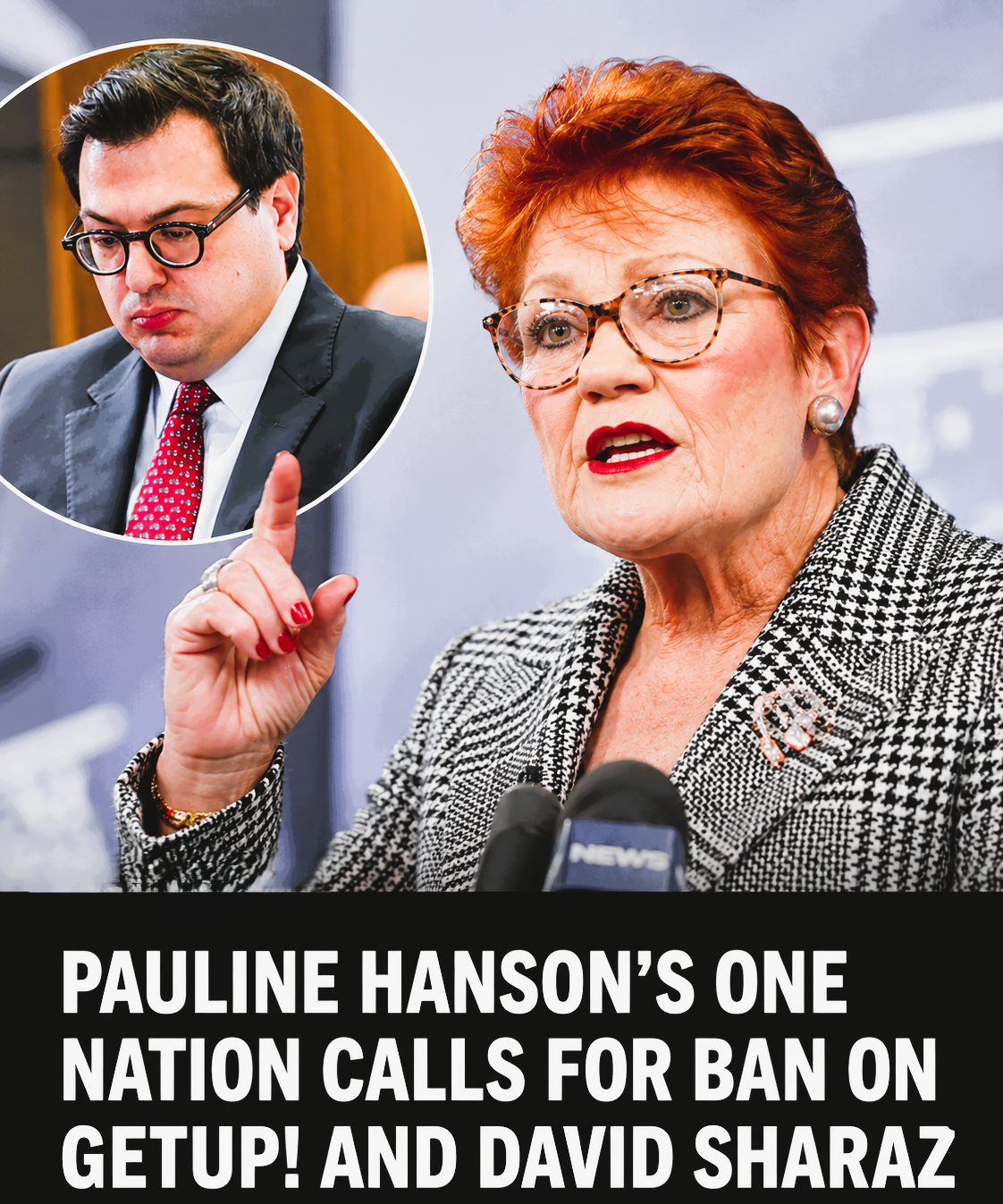 Political debate over GetUp protest and security concerns