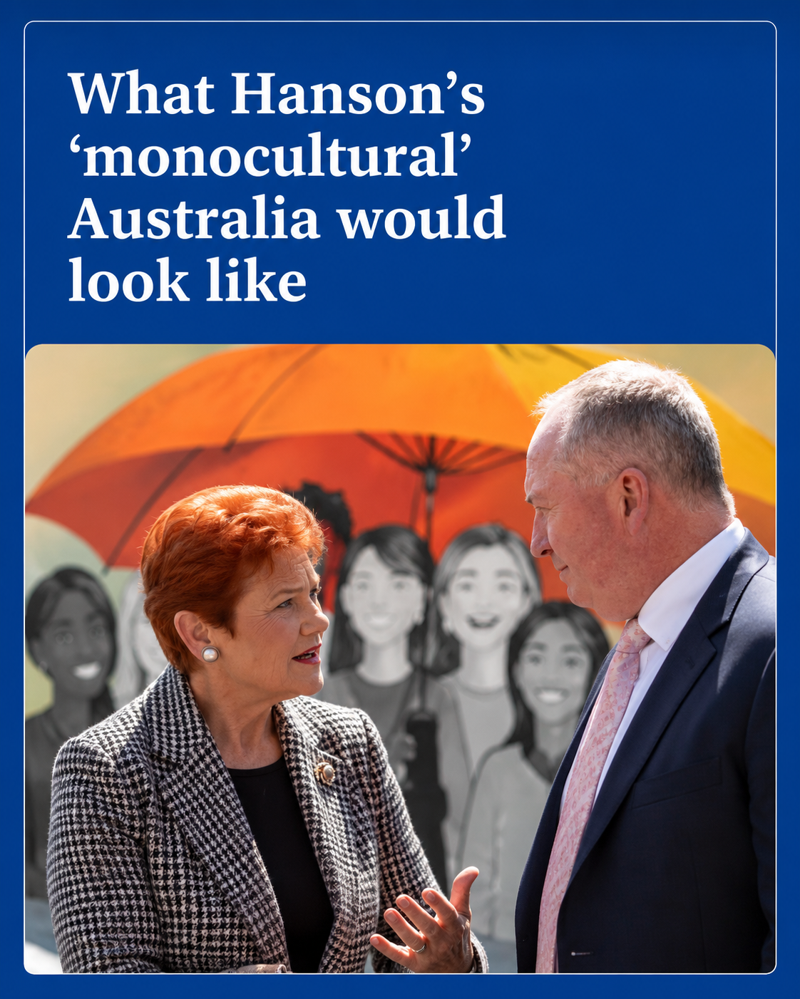 Pauline Hanson and debate over Australia's future identity