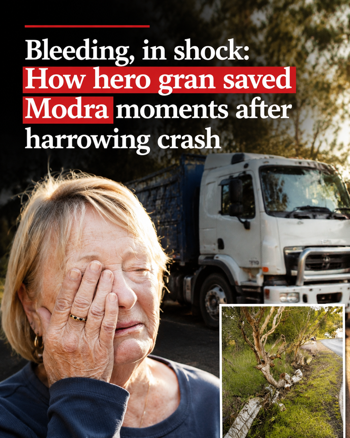 Tony Modra crash rescue moment South Australia