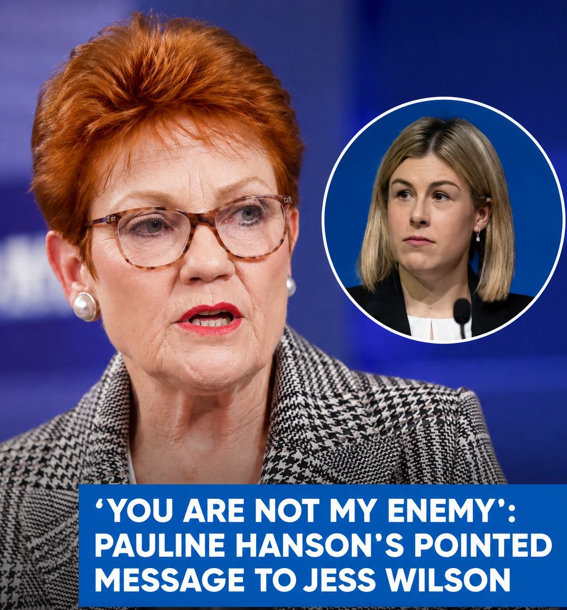 Pauline Hanson discusses Victorian political relationships