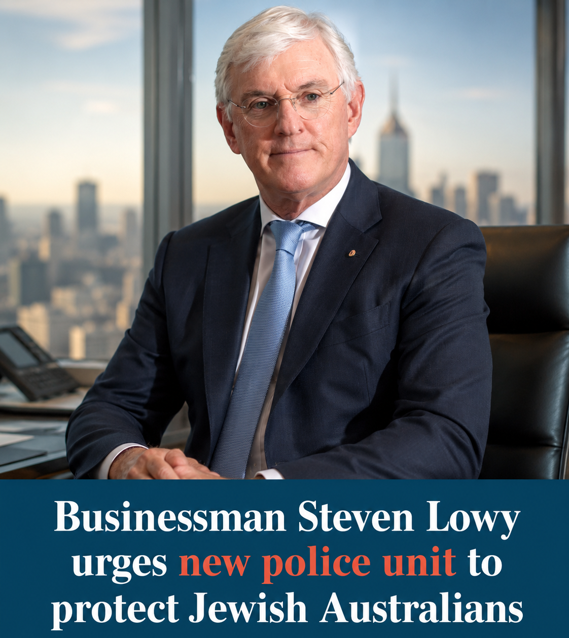 Steven Lowy giving evidence to the Royal Commission on Antisemitism and Social Cohesion