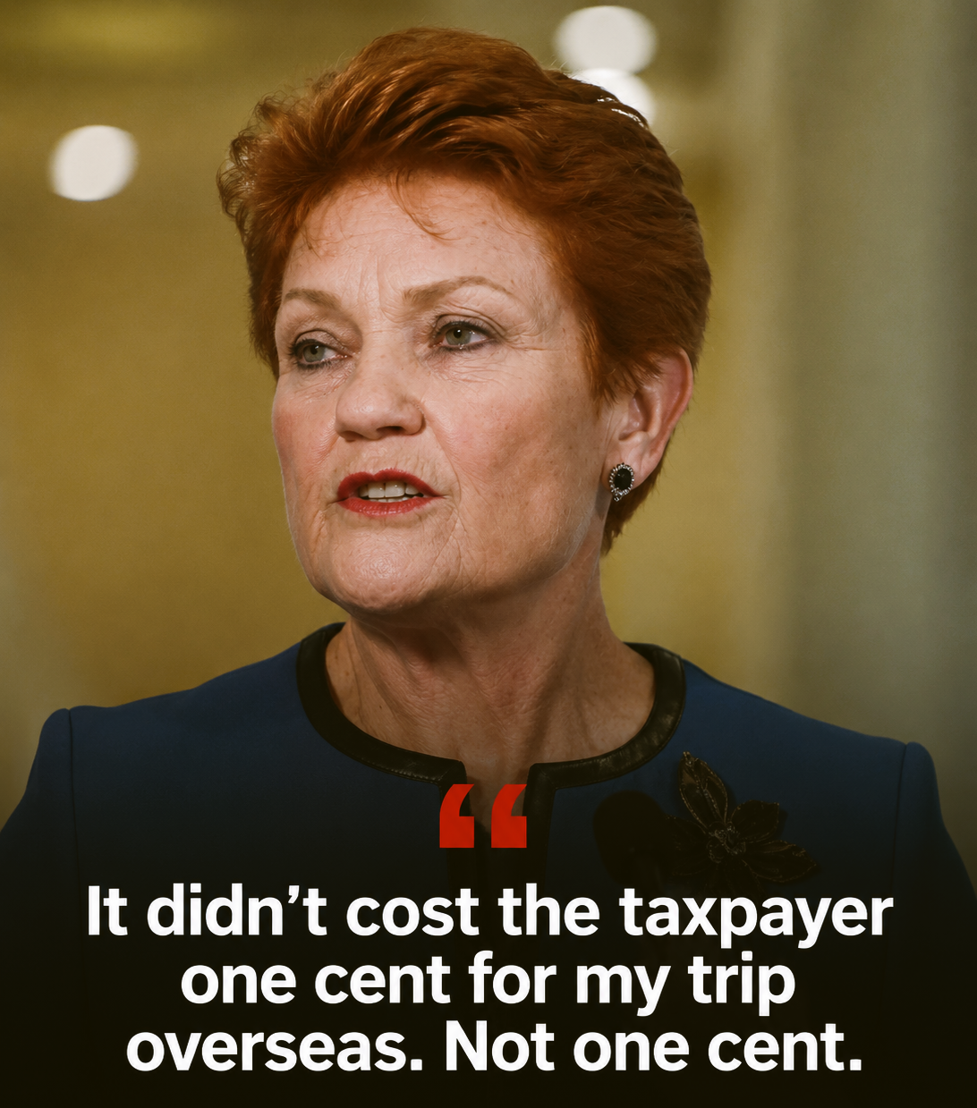 One Nation leader Pauline Hanson outlines her priorities if elected Prime Minister during a News24 interview