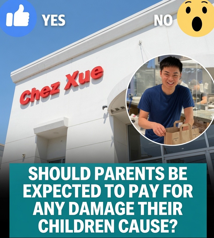 Restaurant dining area as a strict policy on unruly children sparks debate over parental responsibility
