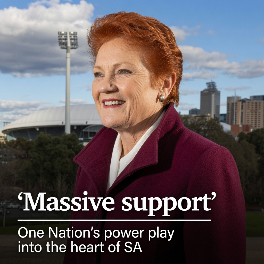 Pauline Hanson's One Nation expands its political operation in South Australia