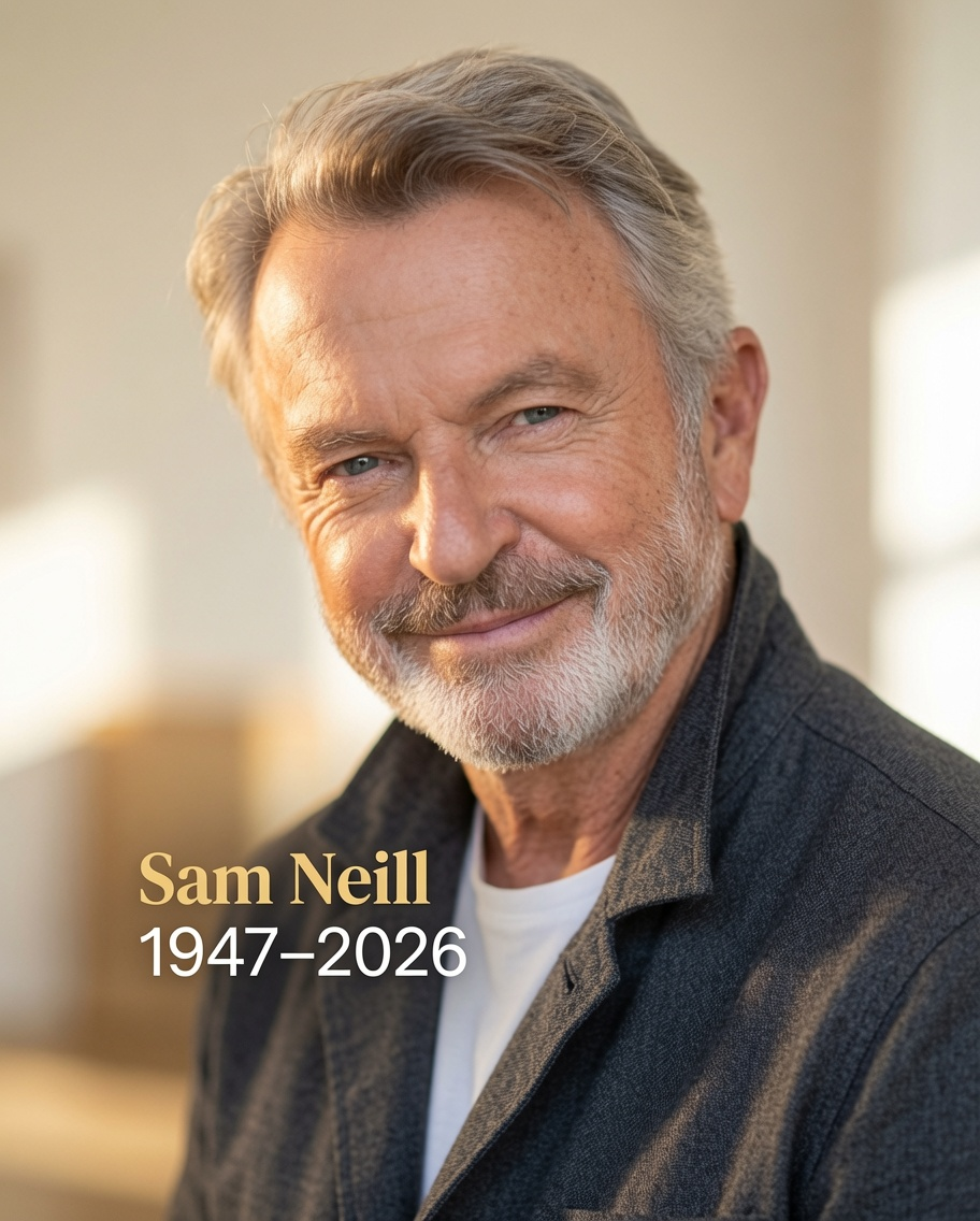 Actor Sam Neill, the New Zealand screen star best known internationally for playing Dr Alan Grant in Jurassic Park