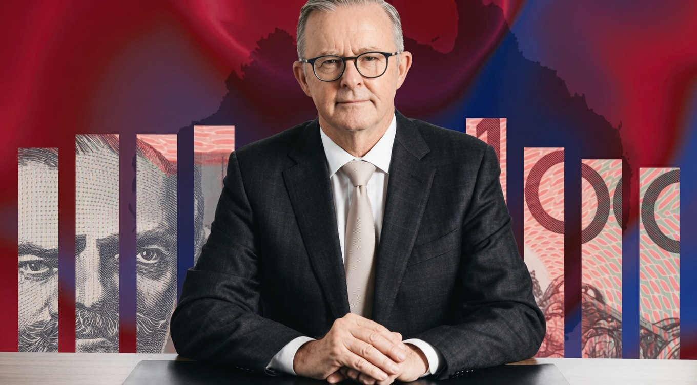 Anthony Albanese as new polling shows a majority of voters believe Australia has become weaker and poorer