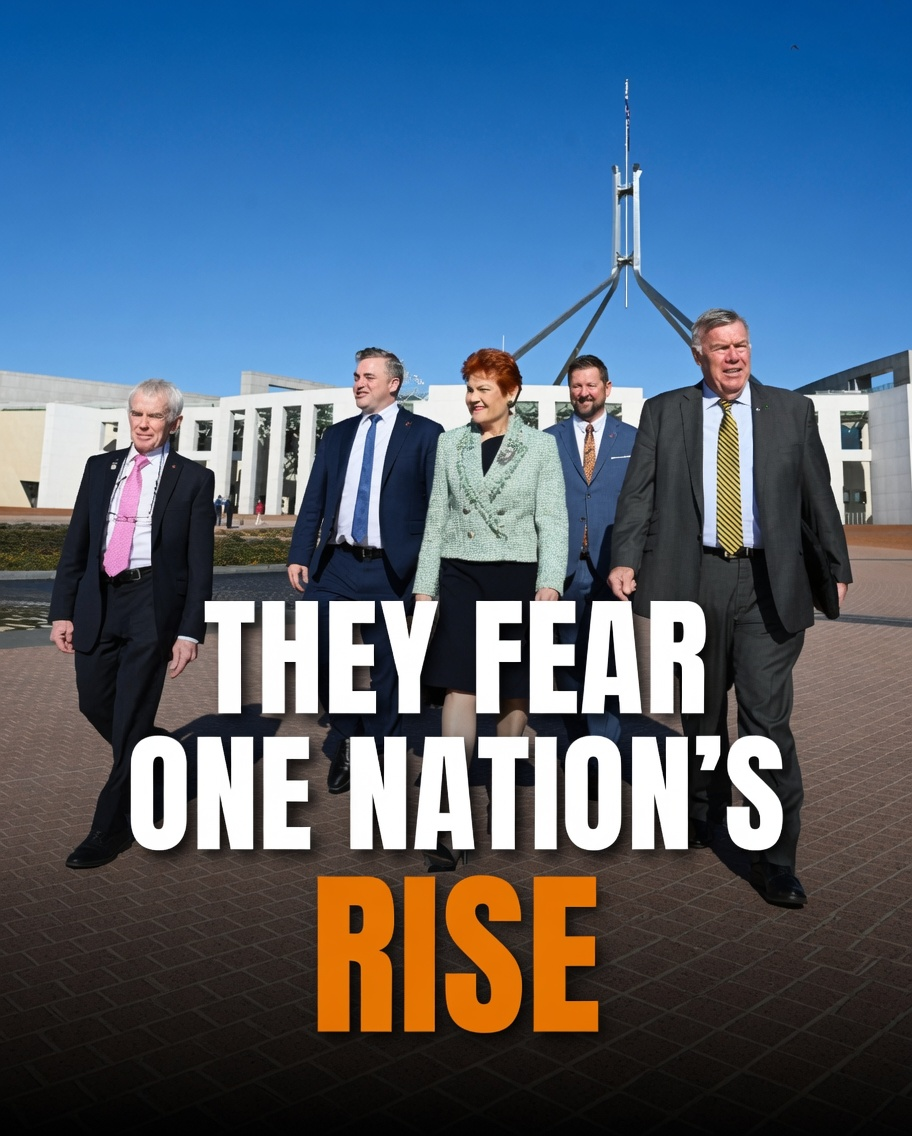 Lee Hanson speaking as One Nation pushes back against media and political criticism