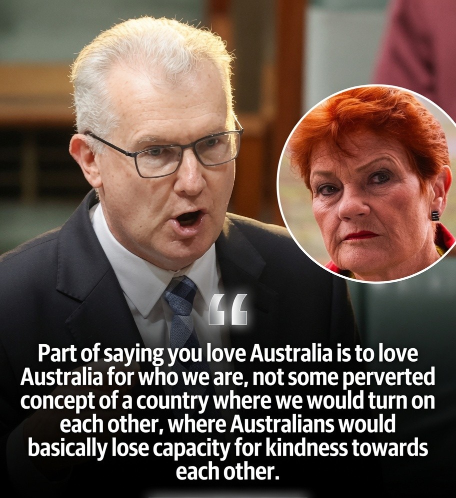 Home Affairs Minister Tony Burke responds to Pauline Hanson's comments about the White Australia policy