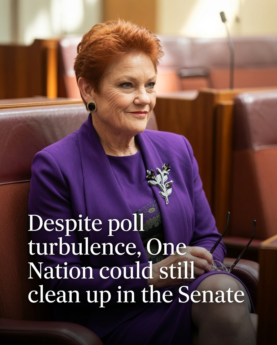 Pauline Hanson as new polling analysis suggests One Nation could hold the balance of power in the Australian Senate