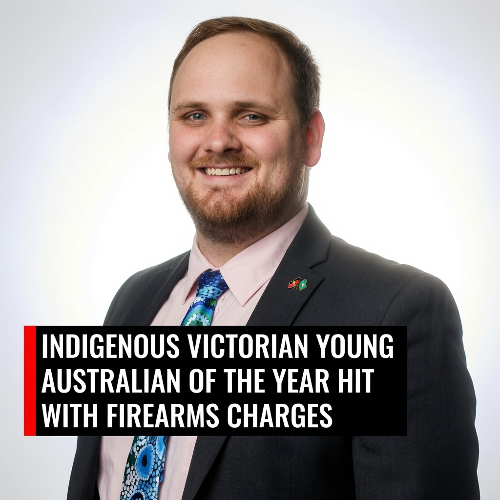 Darcy McGauley-Bartlett, the 2023 Victorian Young Australian of the Year, who has been charged following a police investigation