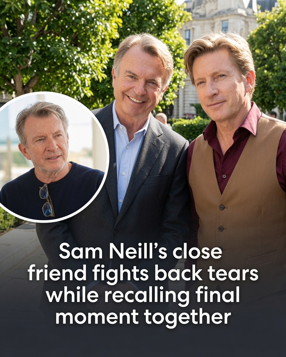 David Wenham becomes emotional while remembering his late friend and fellow actor Sam Neill