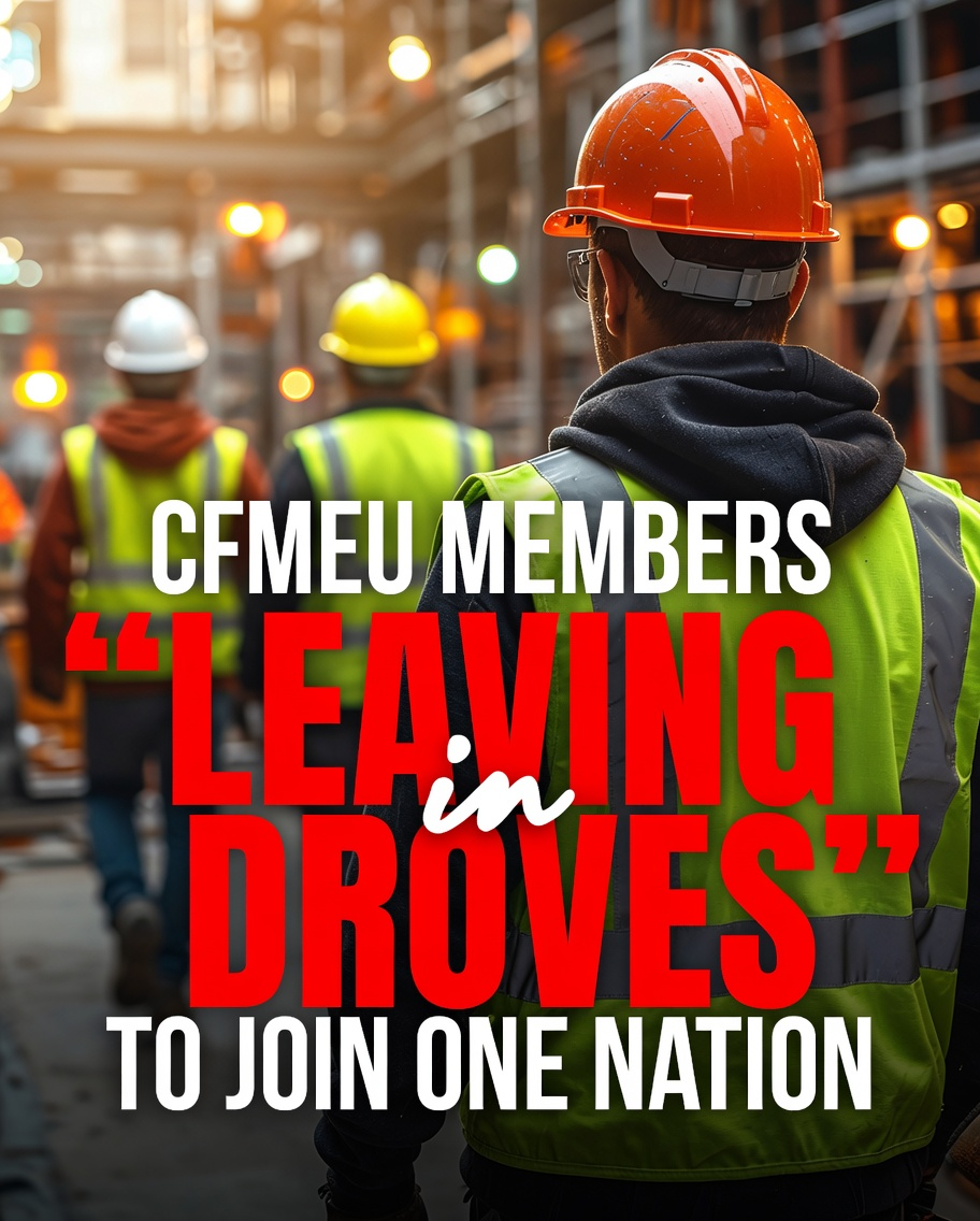 Australian tradies and construction workers are at the centre of a growing political fight over the CFMEU and One Nation