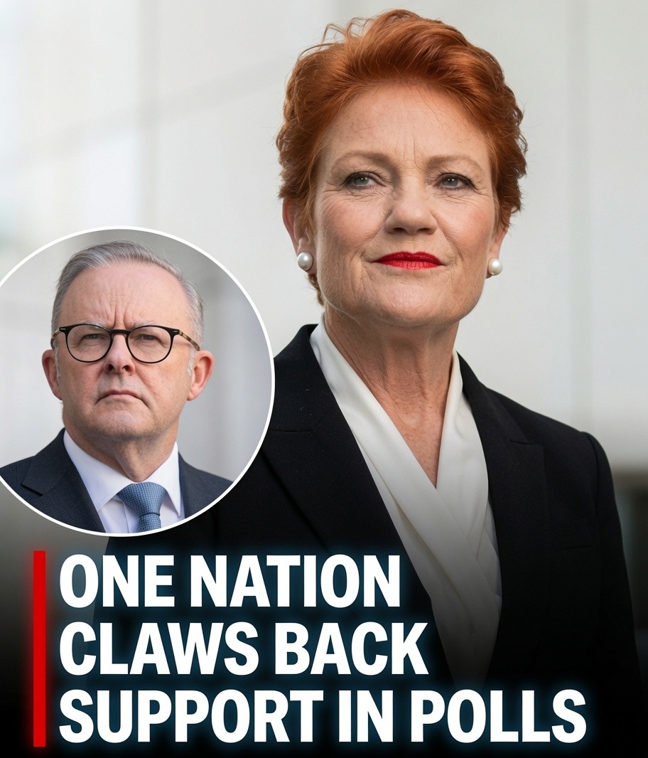 Anthony Albanese and Pauline Hanson as latest Newspoll shows Labor and One Nation level on primary vote