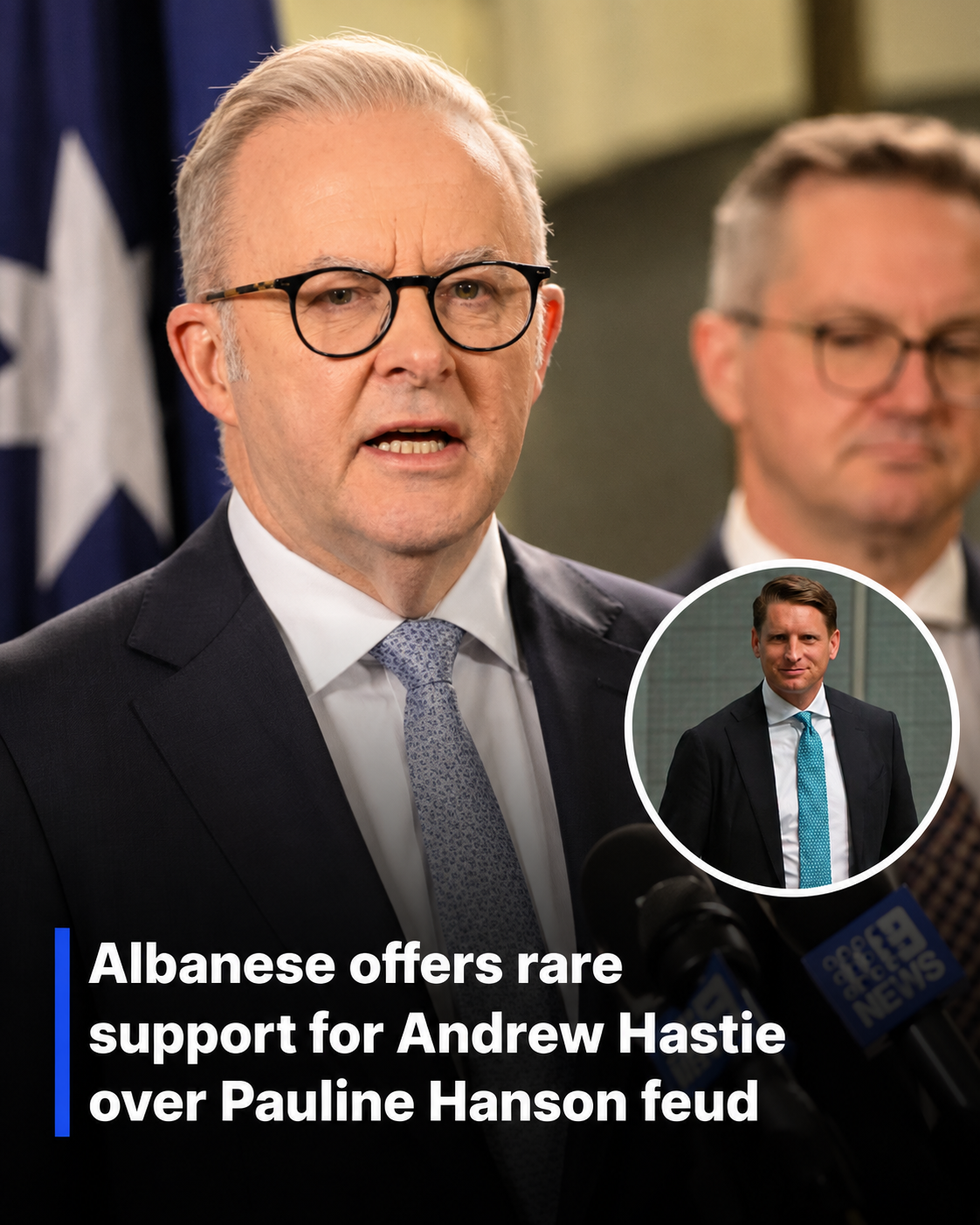 A cross-party moment involving Australian political leaders