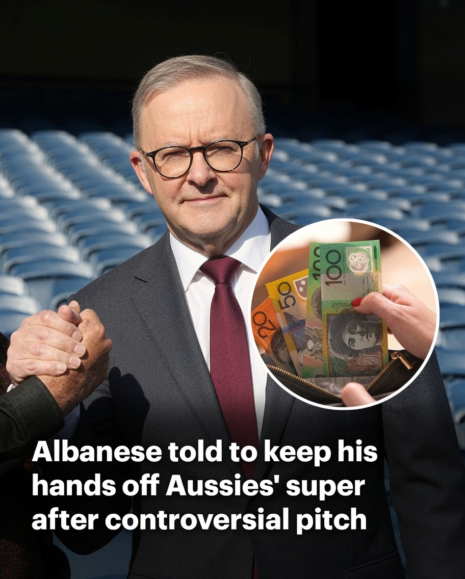 Prime Minister Anthony Albanese speaking about Australia's superannuation system at a Sydney forum