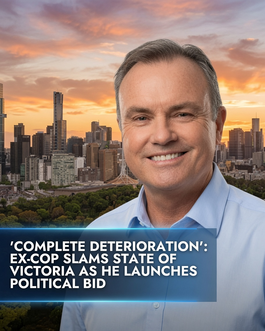 Former Victoria Police commander Paul O'Halloran announces his campaign for the seat of Mordialloc