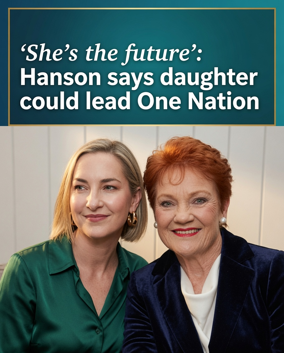 Pauline Hanson discusses the future leadership of One Nation during a podcast interview in the United Kingdom