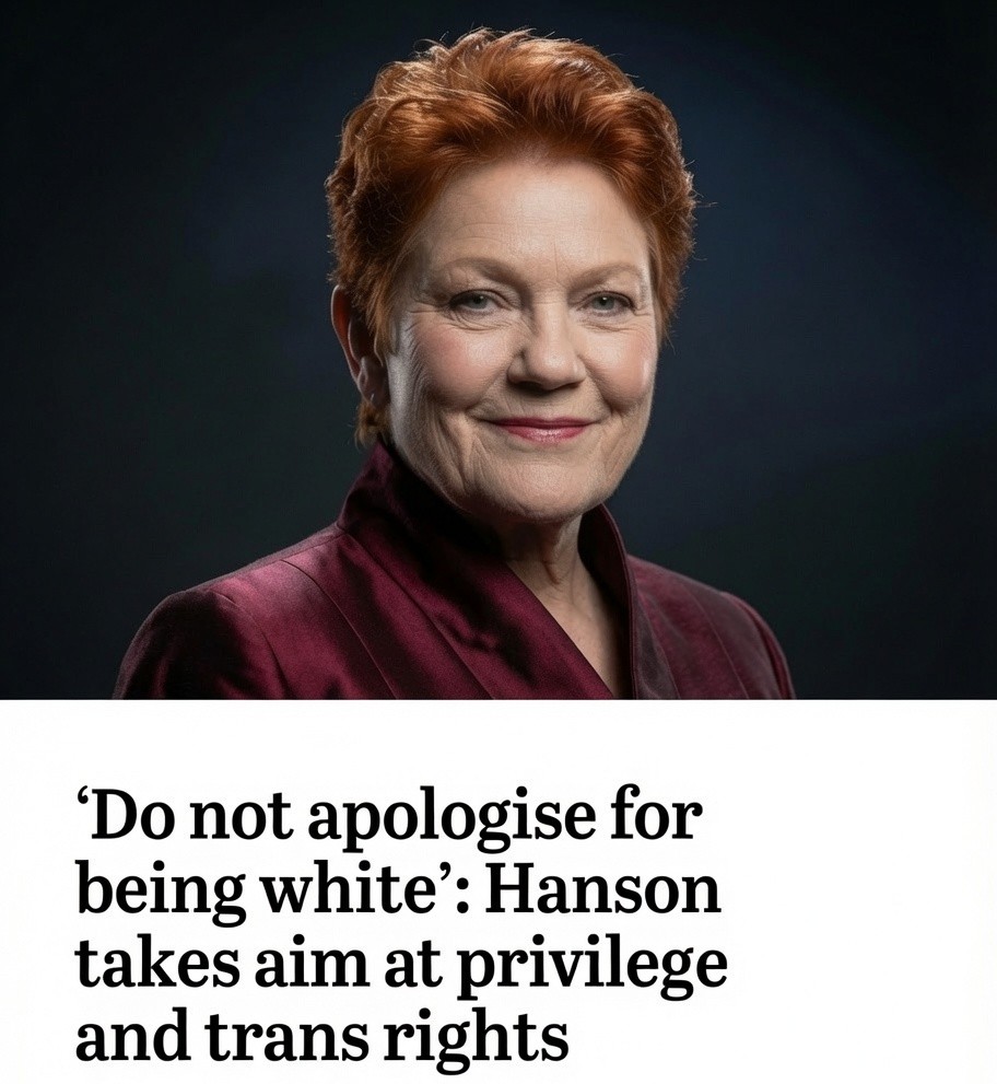 Pauline Hanson speaking at the CPAC conference in London