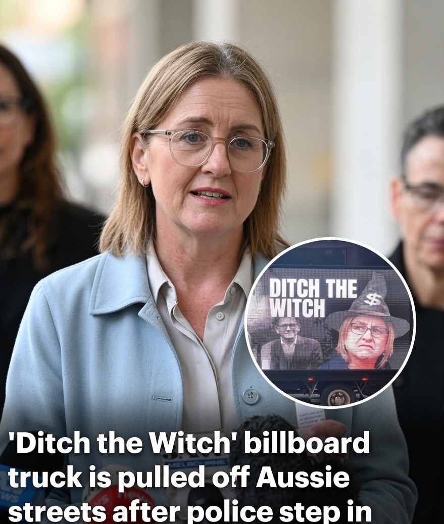 The controversial Melbourne billboard truck displaying political messages