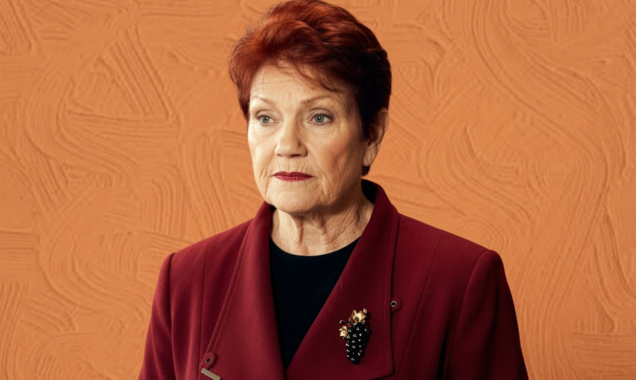 Pauline Hanson speaking during the CPAC conference in London