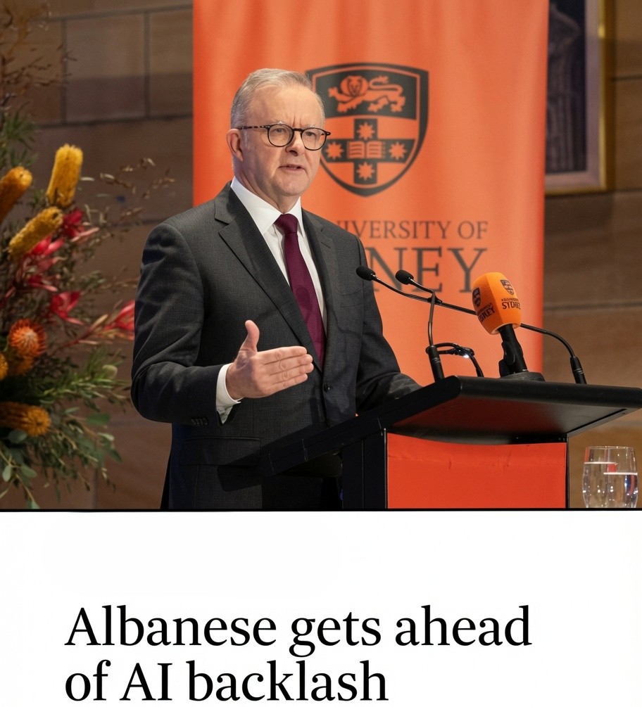 Prime Minister Anthony Albanese outlines Australia's new national artificial intelligence framework