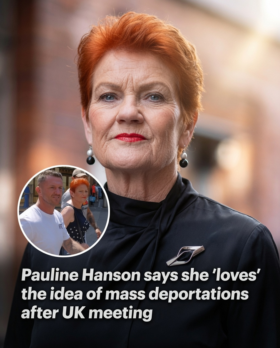 Pauline Hanson meeting Rupert Lowe during her UK visit discussing immigration policies