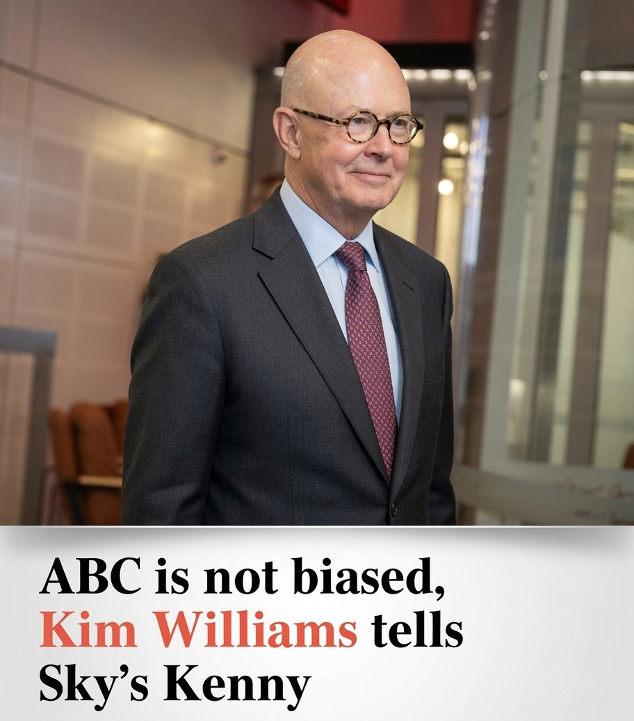 ABC Chair Kim Williams discusses impartiality and editorial independence