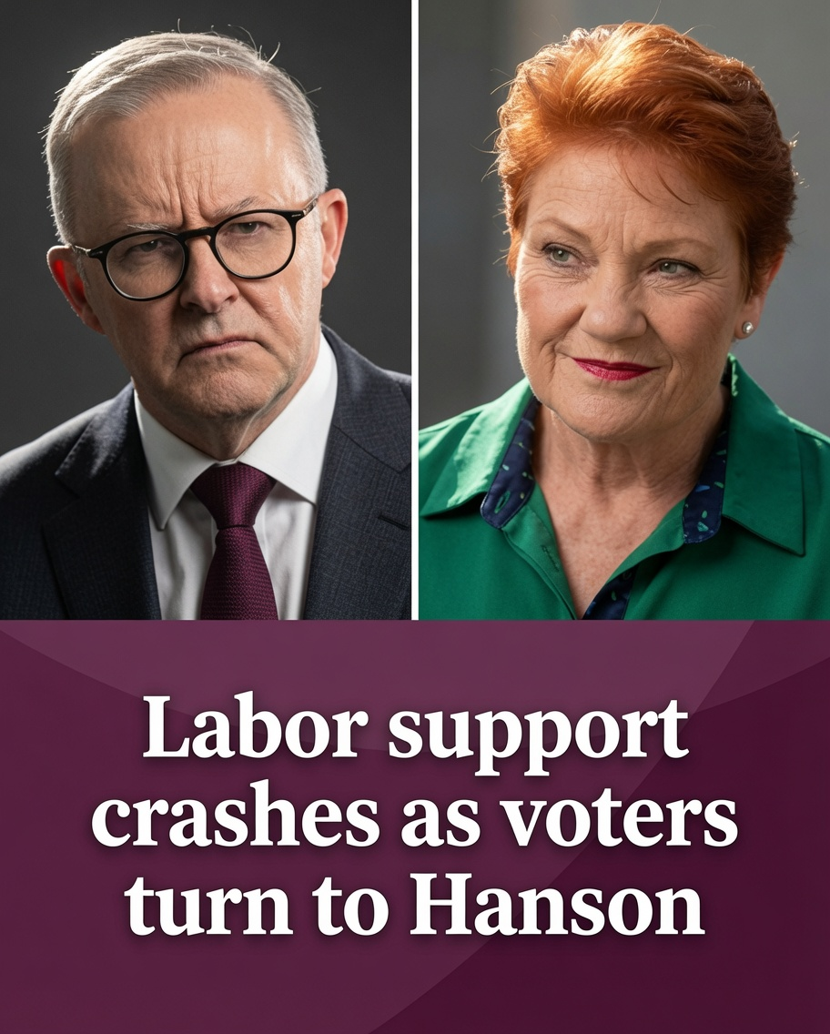Anthony Albanese and Pauline Hanson as new polling highlights shifting support among Australian voters