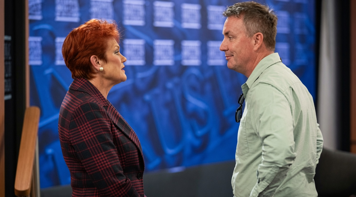 Pauline Hanson during Seven's Spotlight program filmed in the United Kingdom
