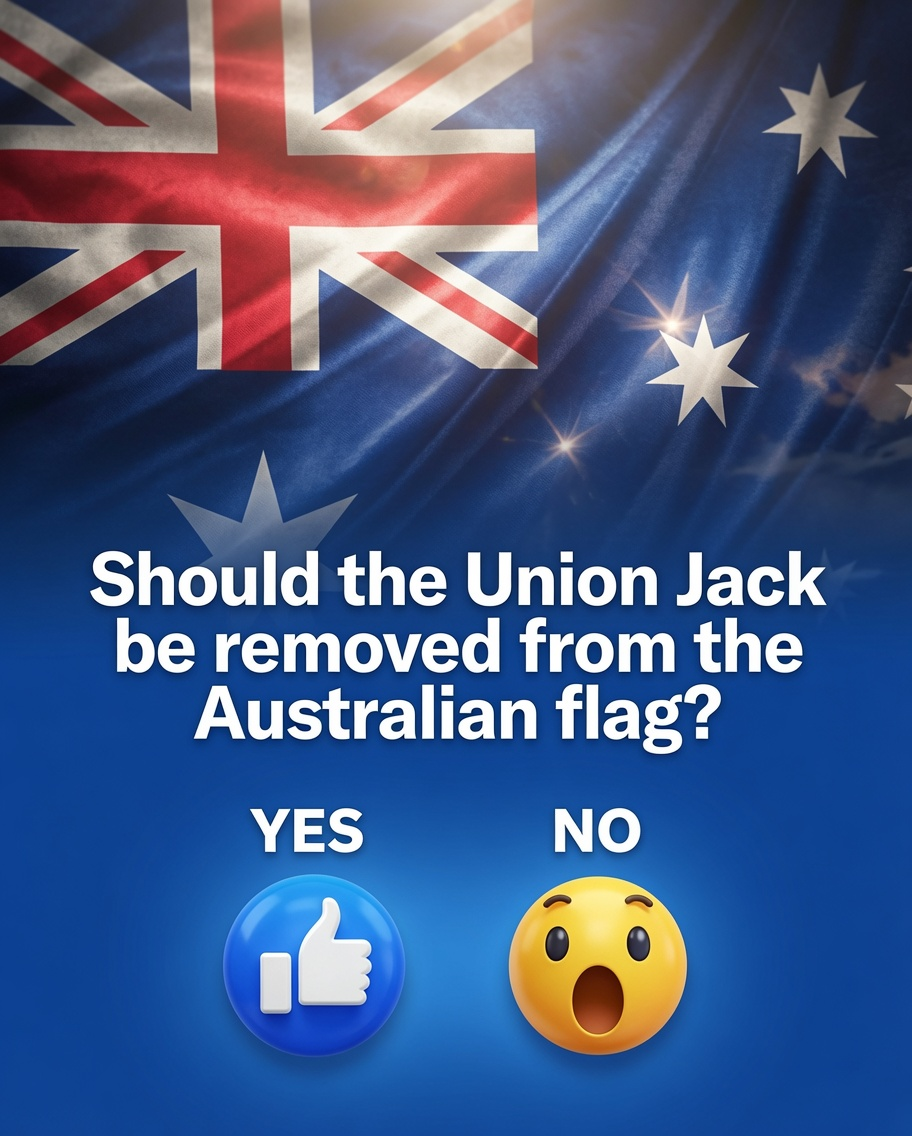 Australian flag featuring the Union Jack at the centre of a renewed political debate
