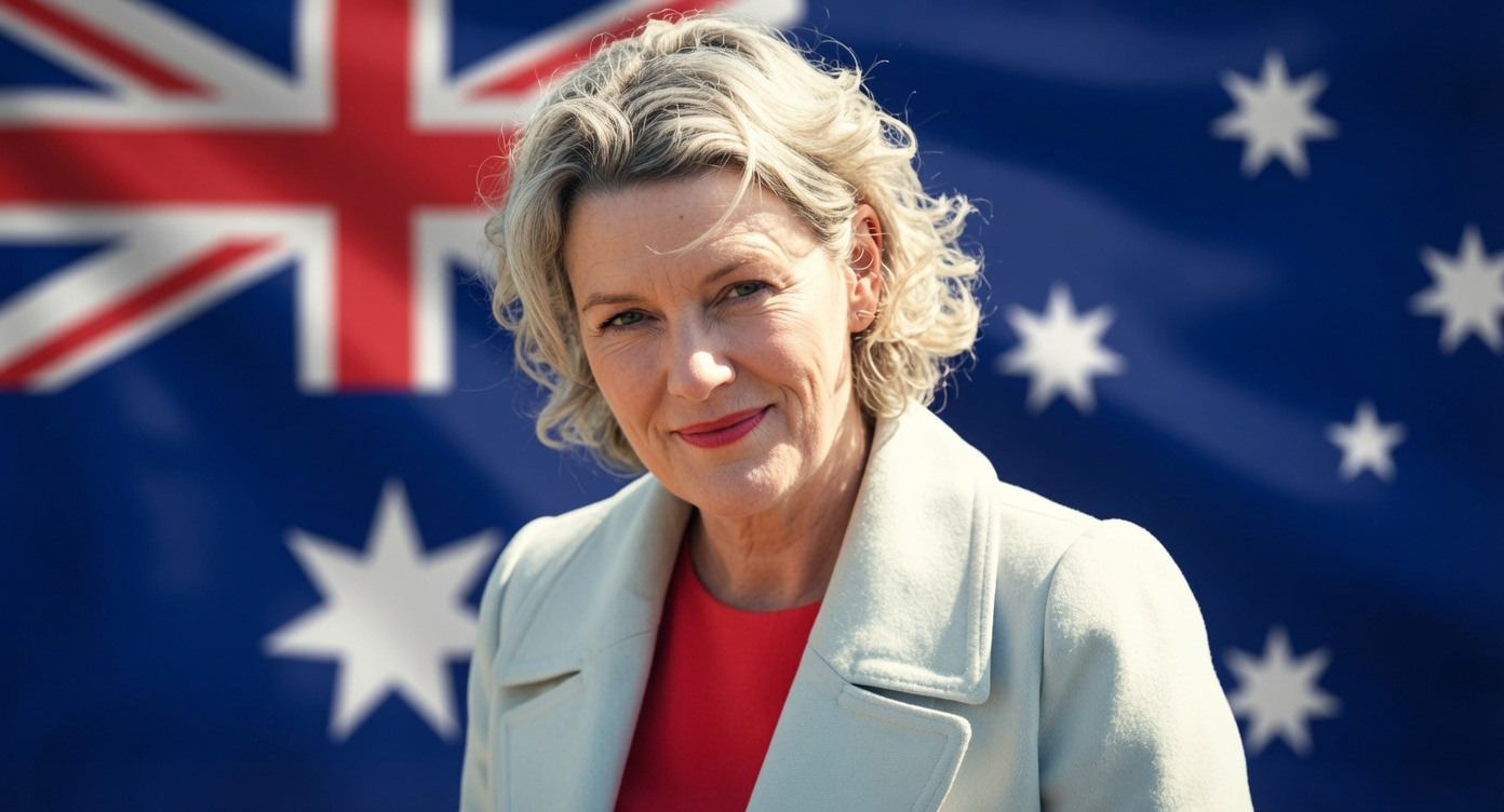 Housing Minister Clare O'Neil speaking as debate grows over proposals to remove the Union Jack from the Australian flag
