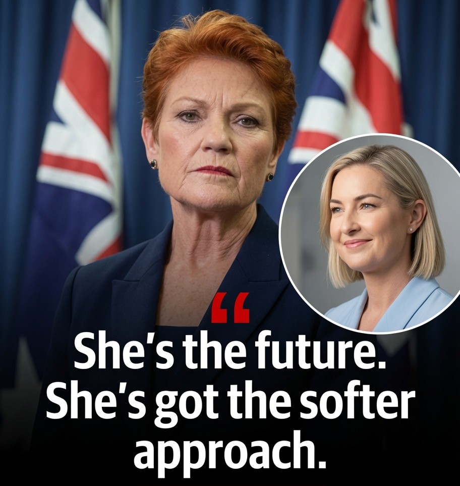 Pauline Hanson and Lee Hanson during One Nation political event