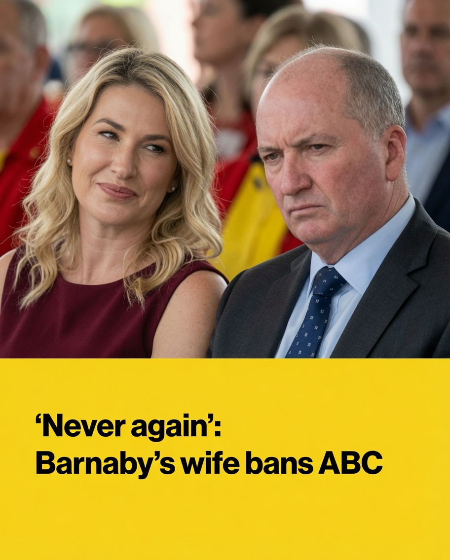 Barnaby Joyce and Vikki Campion following the ABC 7.30 interview controversy
