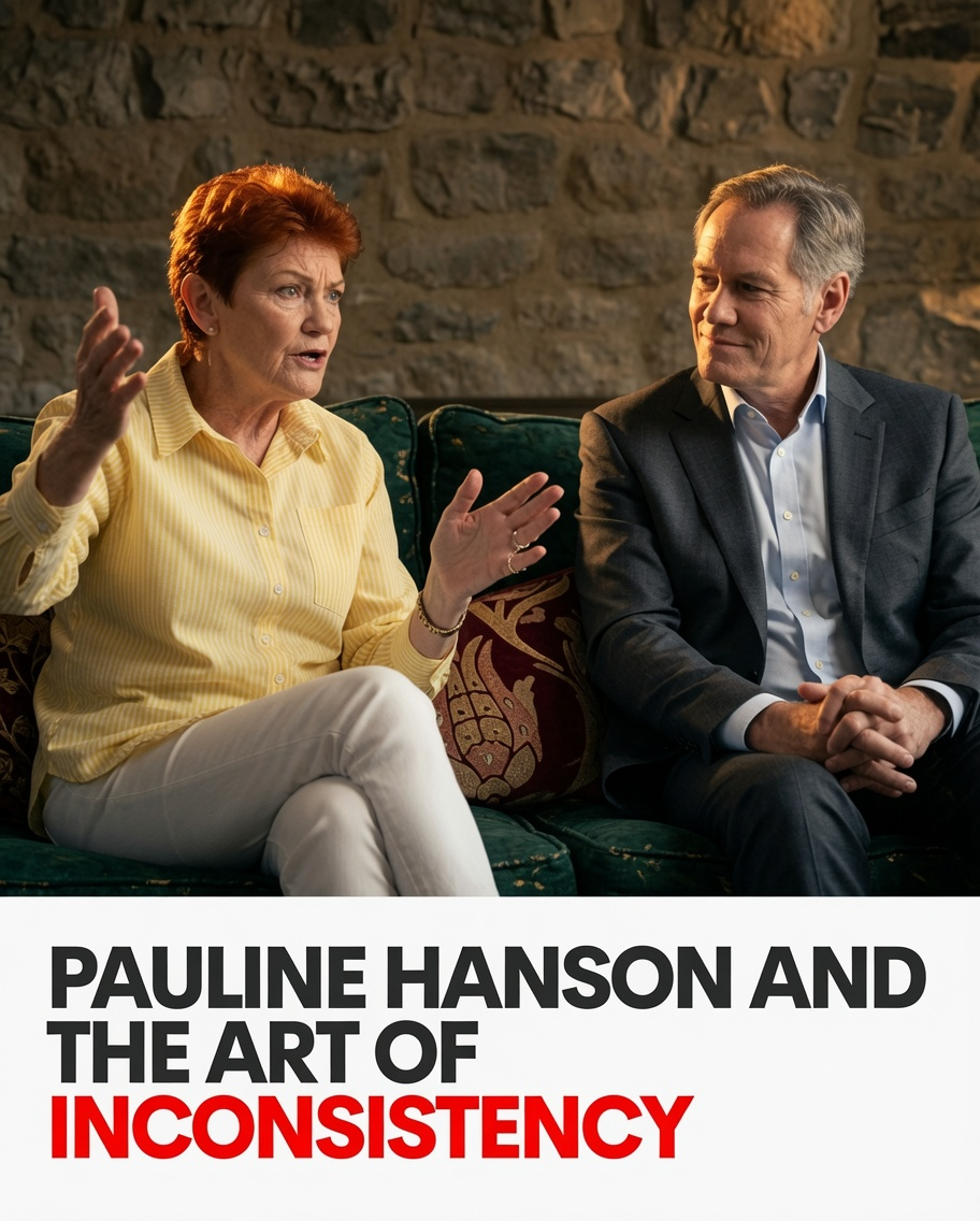 Pauline Hanson during her United Kingdom tour that included meetings with conservative political figures