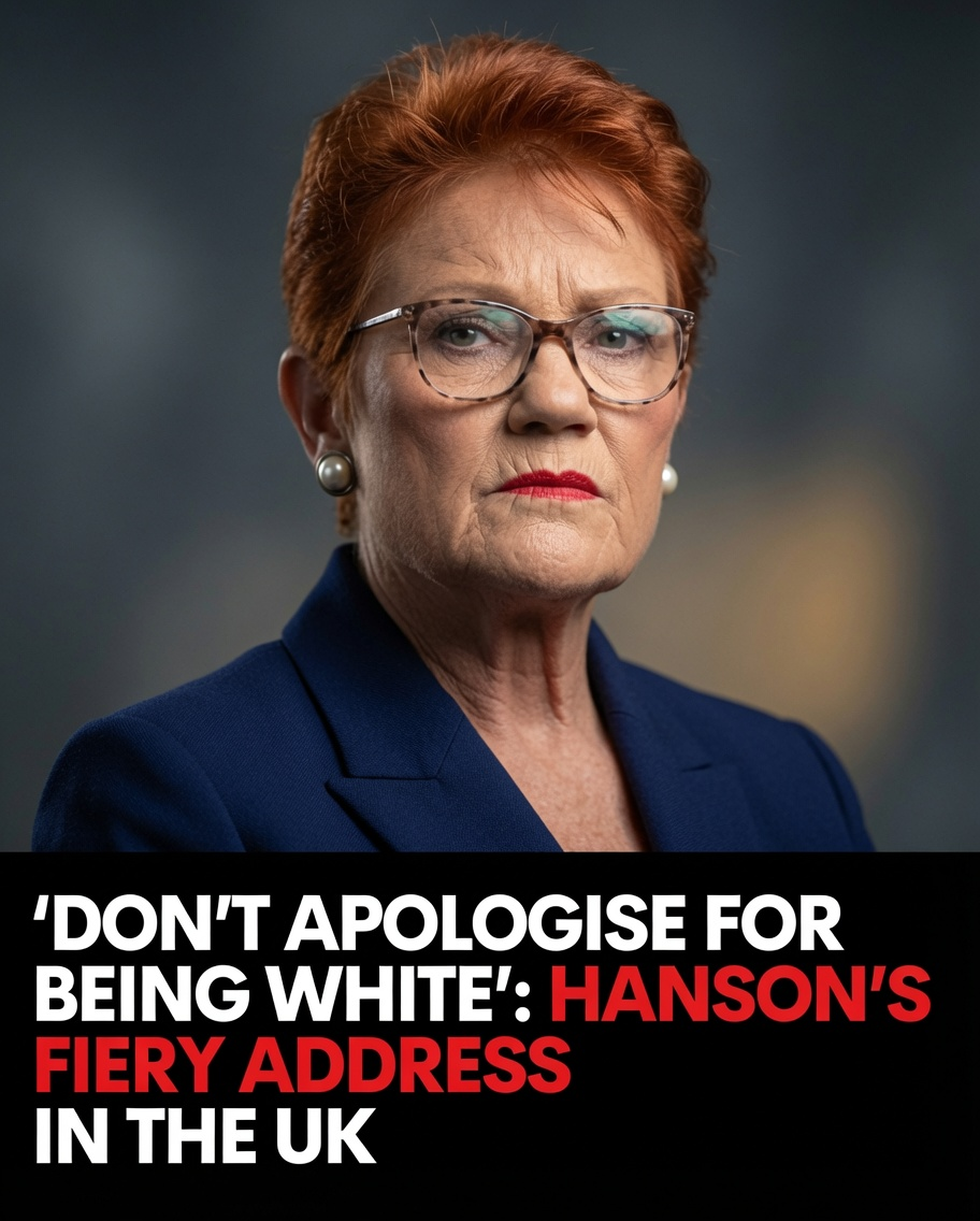 Pauline Hanson speaking during the CPAC GB conference in London