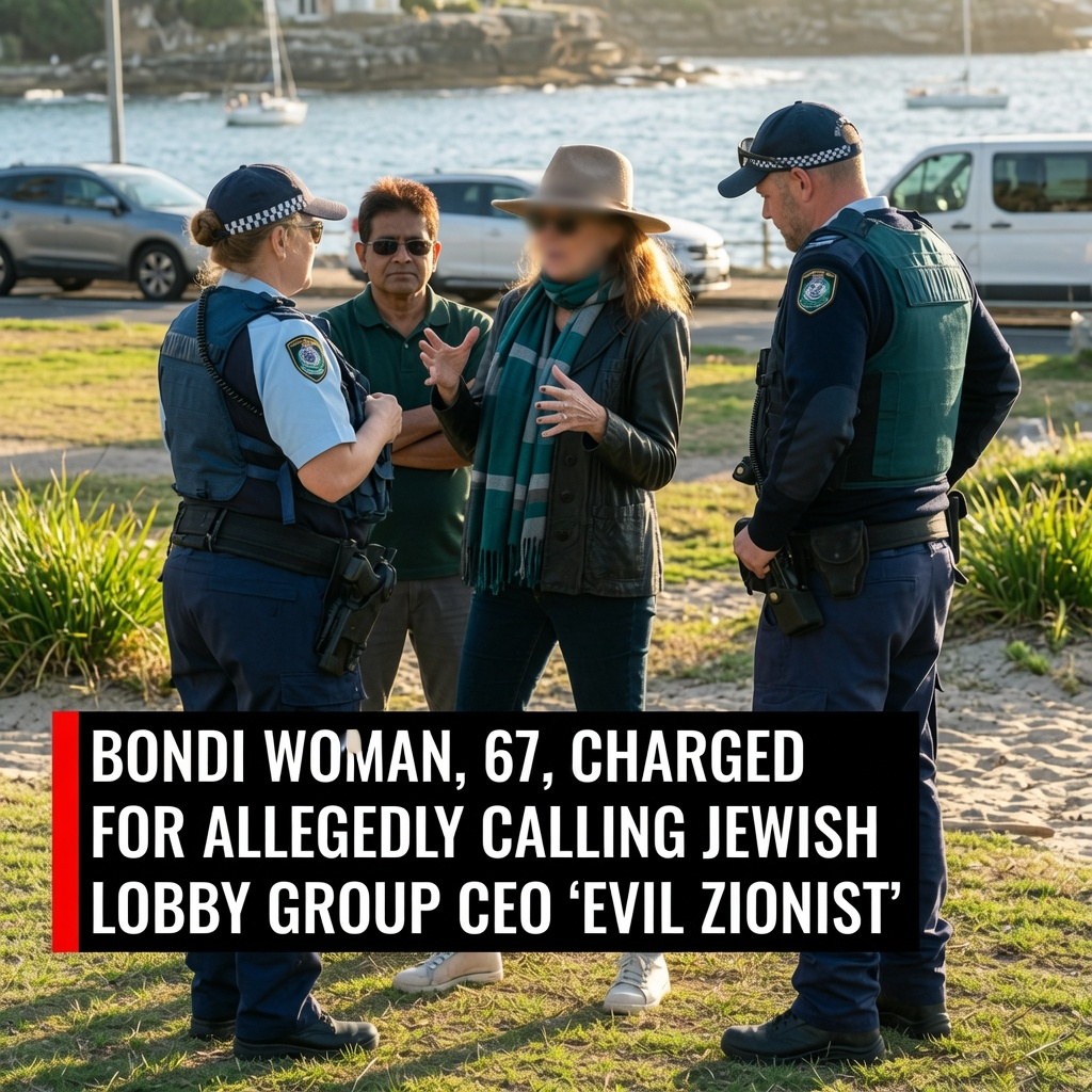Archer Park at Bondi Beach where police allege a woman verbally abused Jewish community leader Alex Ryvchin