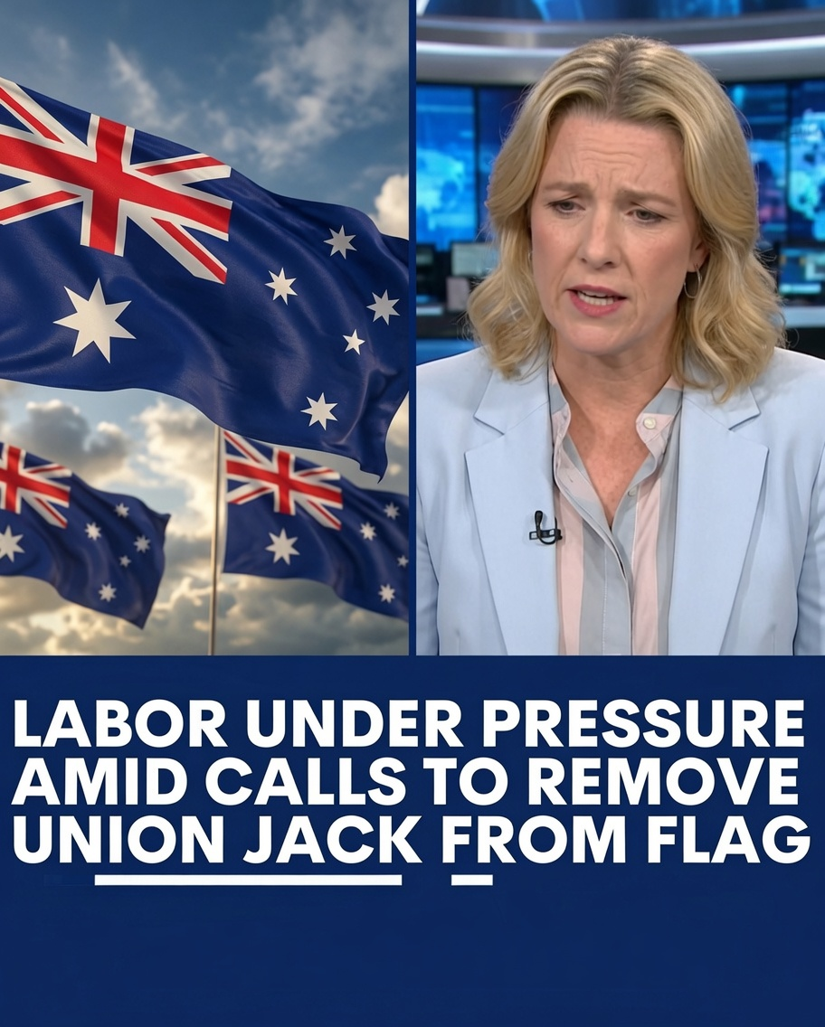 The Australian flag became the focus of political debate after a union proposed removing the Union Jack