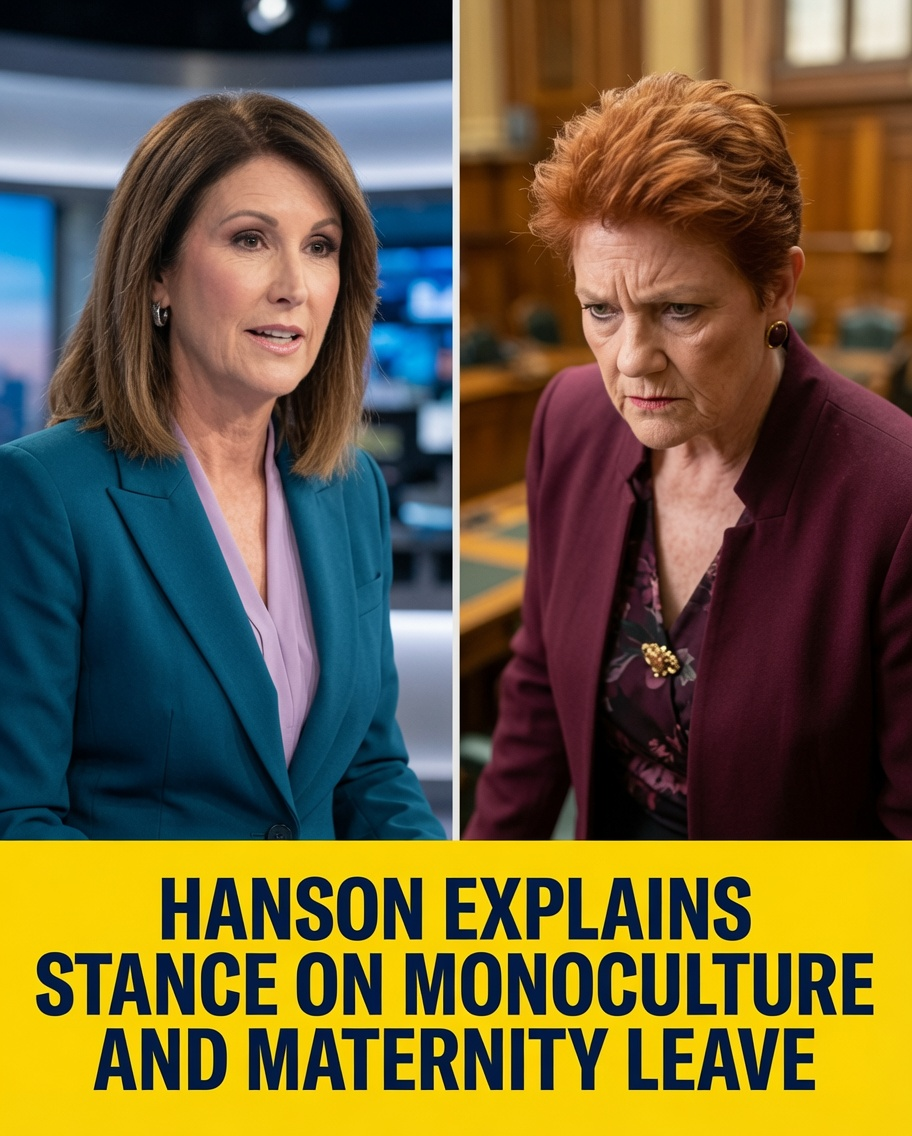 One Nation leader Pauline Hanson discusses monocultural Australia and paid parental leave during a Sunrise interview