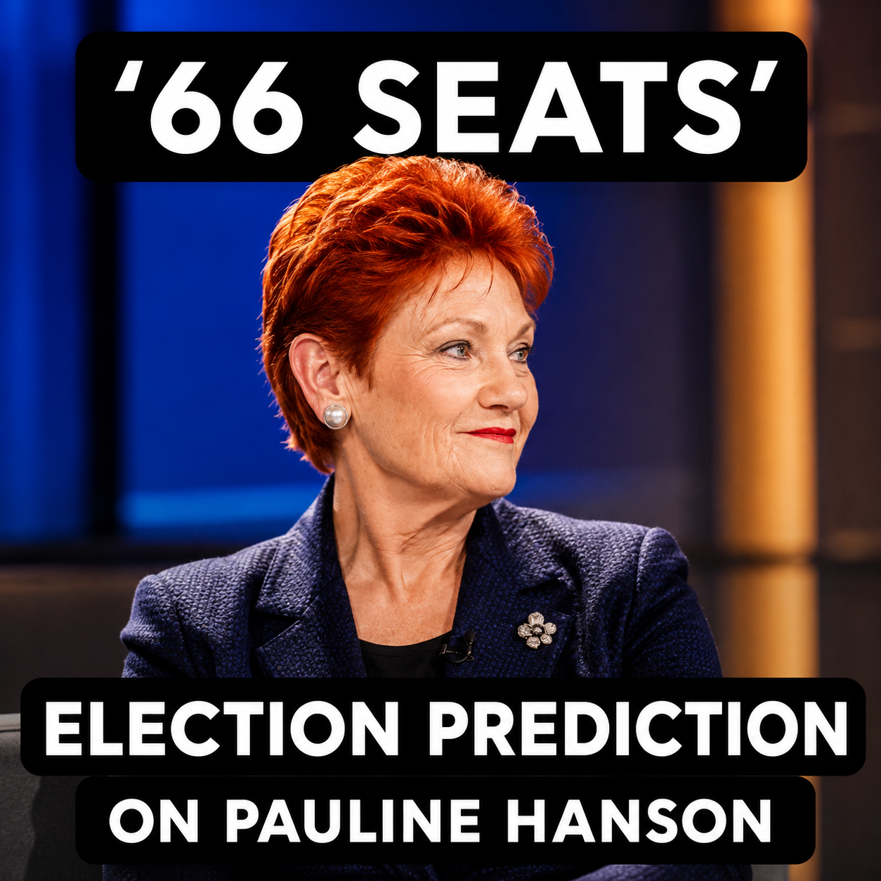 Pauline Hanson during a One Nation campaign event