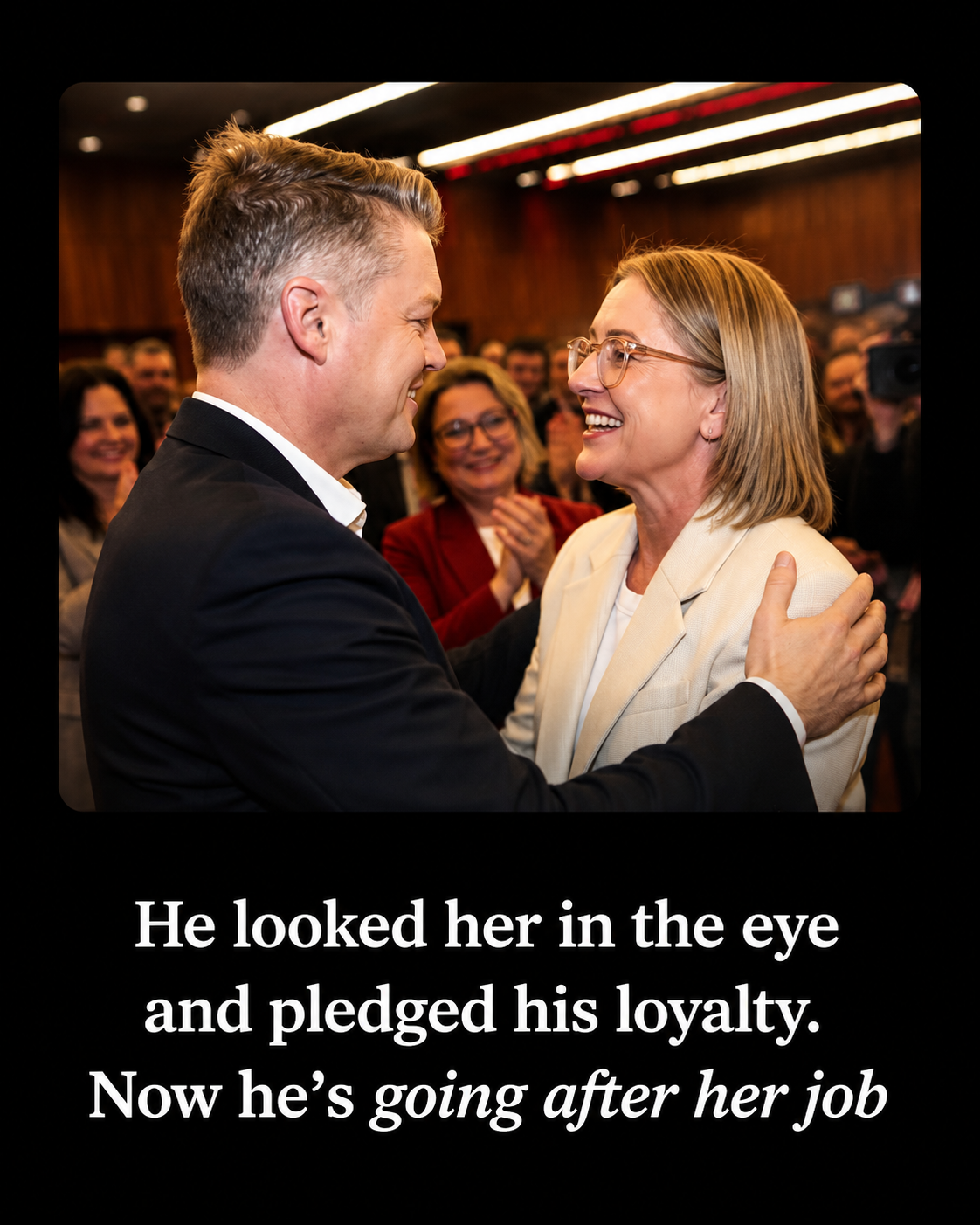 Victorian Deputy Premier Ben Carroll during the Labor leadership crisis