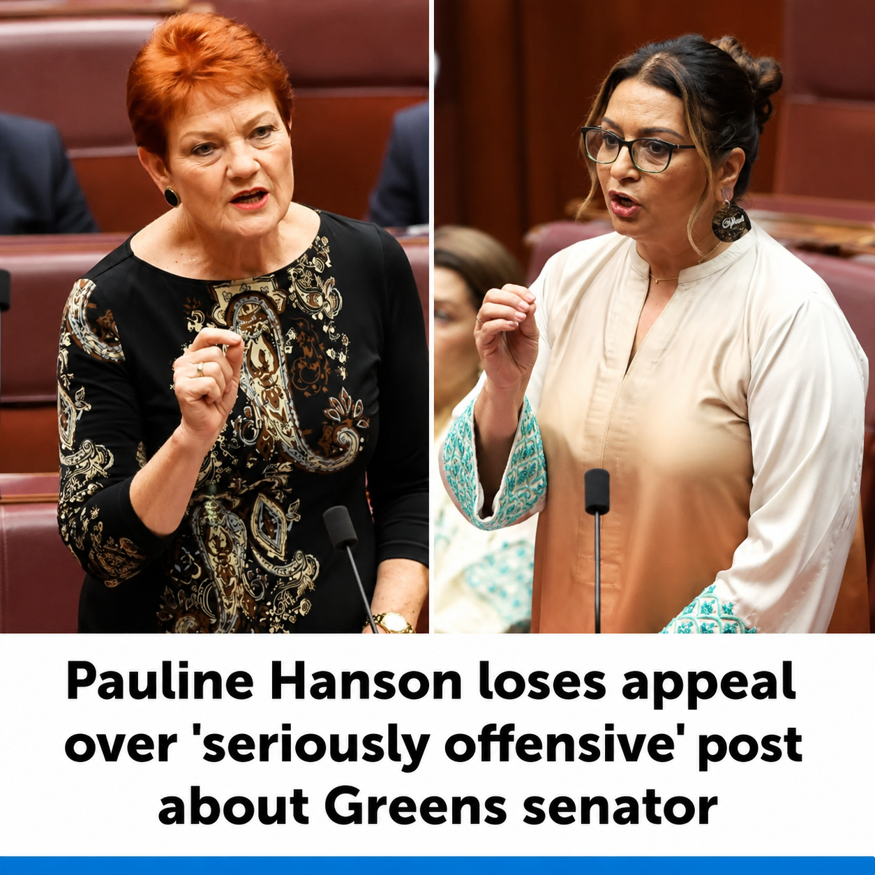 Pauline Hanson considers High Court appeal after losing Federal Court racial discrimination case