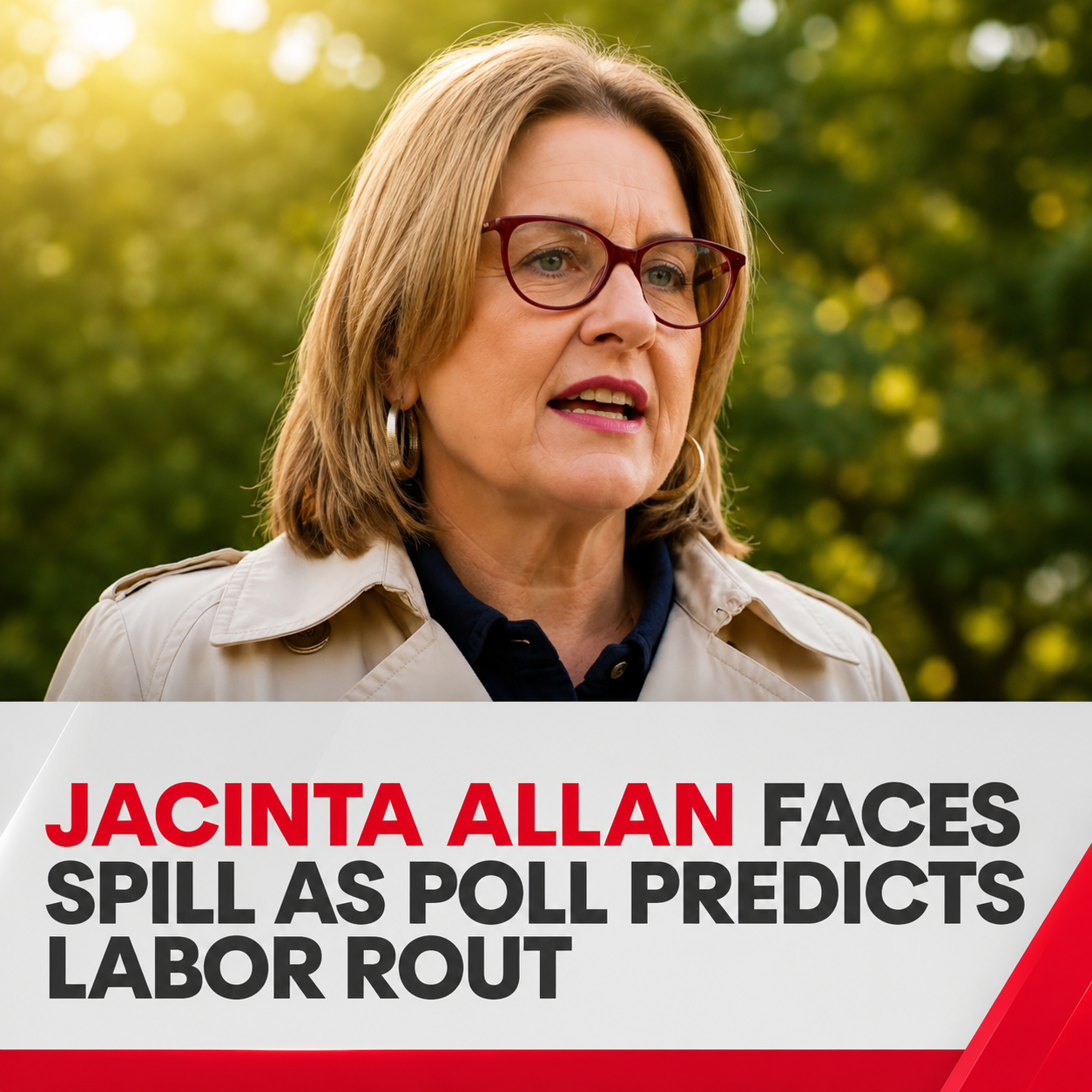 Jacinta Allan faces growing leadership pressure after shock Victorian election polling